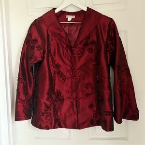 Grace Chung Silk Jacket Size Large